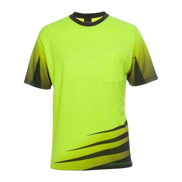 Mens Hi Vis Short Sleeve Rippa Sub Tee Thumbnail