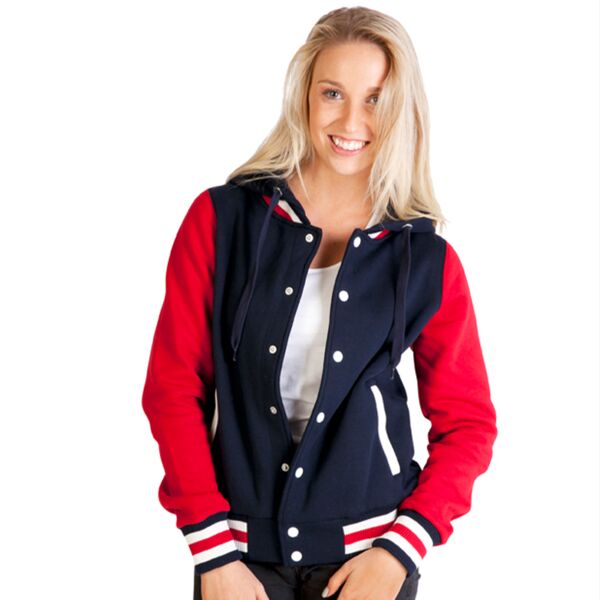 Womens Varsity Jacket & Hood Thumbnail