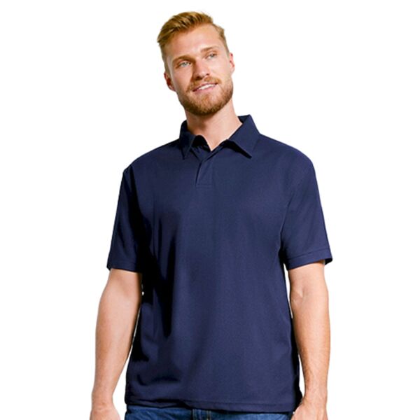 Mens Micro Waffle Polo Thumbnail