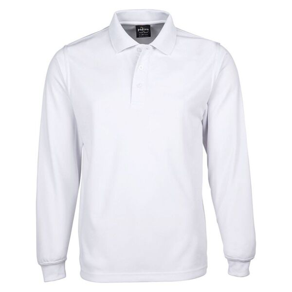 Mens Long Sleeve Poly Polo Thumbnail