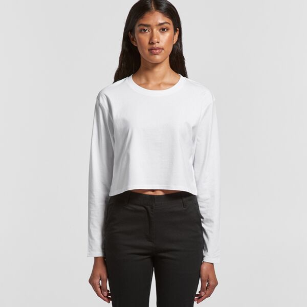 Womens Crop Long Sleeve Tee Thumbnail