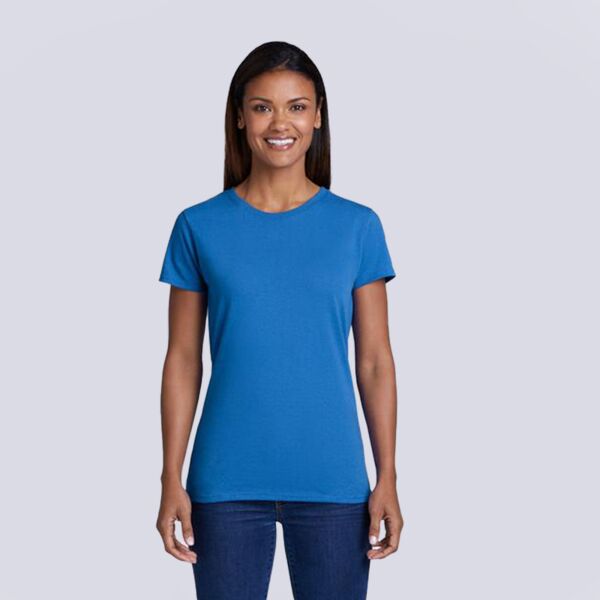 Womens Heavy Cotton Tee Shirt Thumbnail
